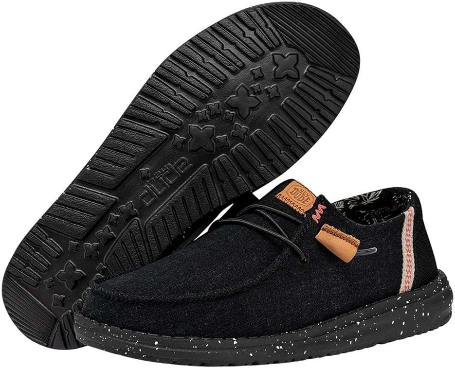 HEYDUDE Women's Wendy Washed Canvas | Women’s Shoes | Women’s Lace Up Loafers | Comfortable & Light-Weight - Image 4