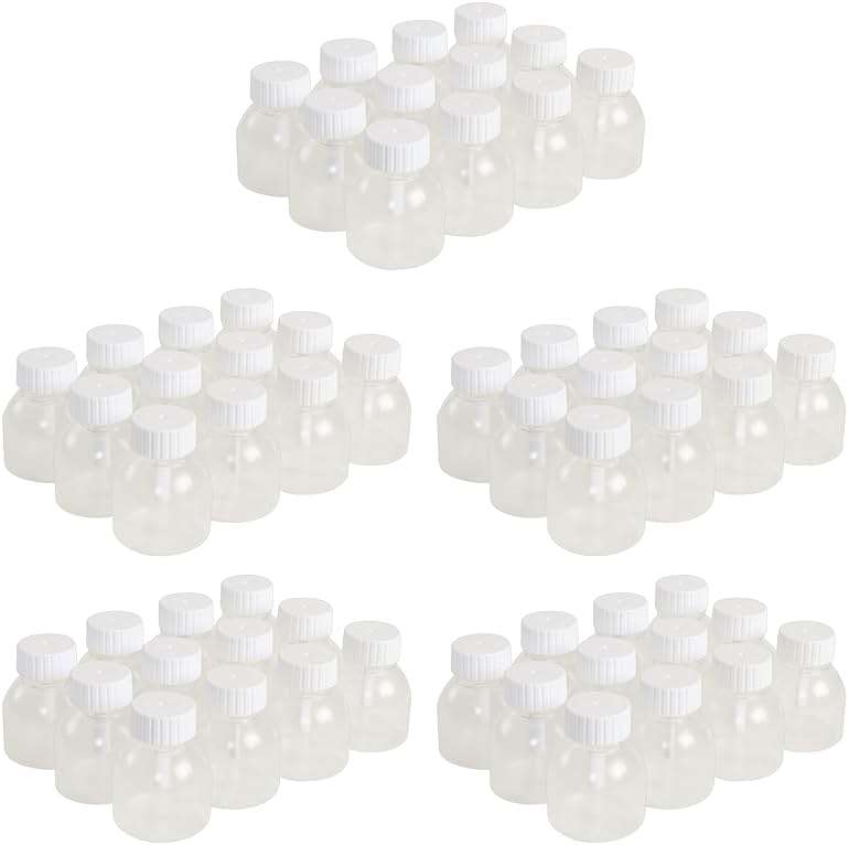 Colorations Glue Jar with Brush, Set of 60, Use to refil for Crafts, Classroom Pack or Large Group, Art Supplies, Glue Bottles, Reusable Bottles, Refill Bottles - Image 1