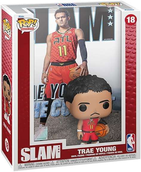 Funko POP! NBA Cover: Slam – Trae Young - Collectable Vinyl Figure - Gift Idea - Official Merchandise - for Kids & Adults - Sports Fans - Model Figure for Collectors and Display - Image 1