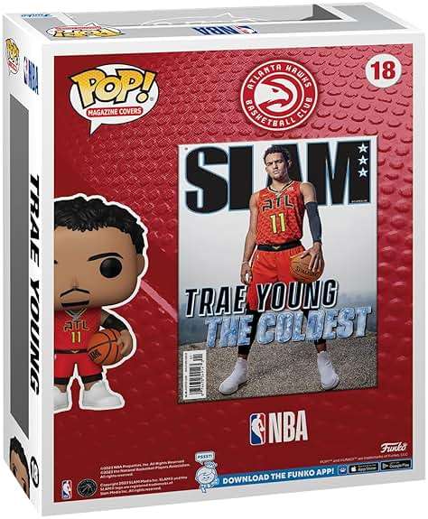 Funko POP! NBA Cover: Slam – Trae Young - Collectable Vinyl Figure - Gift Idea - Official Merchandise - for Kids & Adults - Sports Fans - Model Figure for Collectors and Display - Image 4