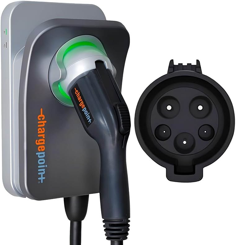 ChargePoint HomeFlex Level 2 EV Charger J1772 - Fast Smart Battery Power Charging at Home for Electric Automobile Vehicles - Product Image