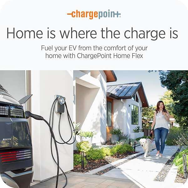 ChargePoint HomeFlex Level 2 EV Charger J1772 - Fast Smart Battery Power Charging at Home for Electric Automobile Vehicles - Image 8