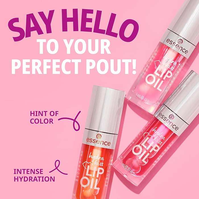 essence | Hydra Kiss Lip Oil | Vegan & Cruelty Free (03 | Pink Champagne) - Image 3