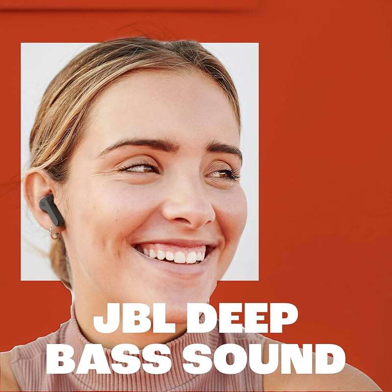 JBL Vibe Beam - True Wireless JBL Deep Bass Sound Earbuds, Bluetooth 5.2, Water & Dust Resistant, Hands-free call with VoiceAware, Up to 32 hours of battery life (Blue) - Image 5