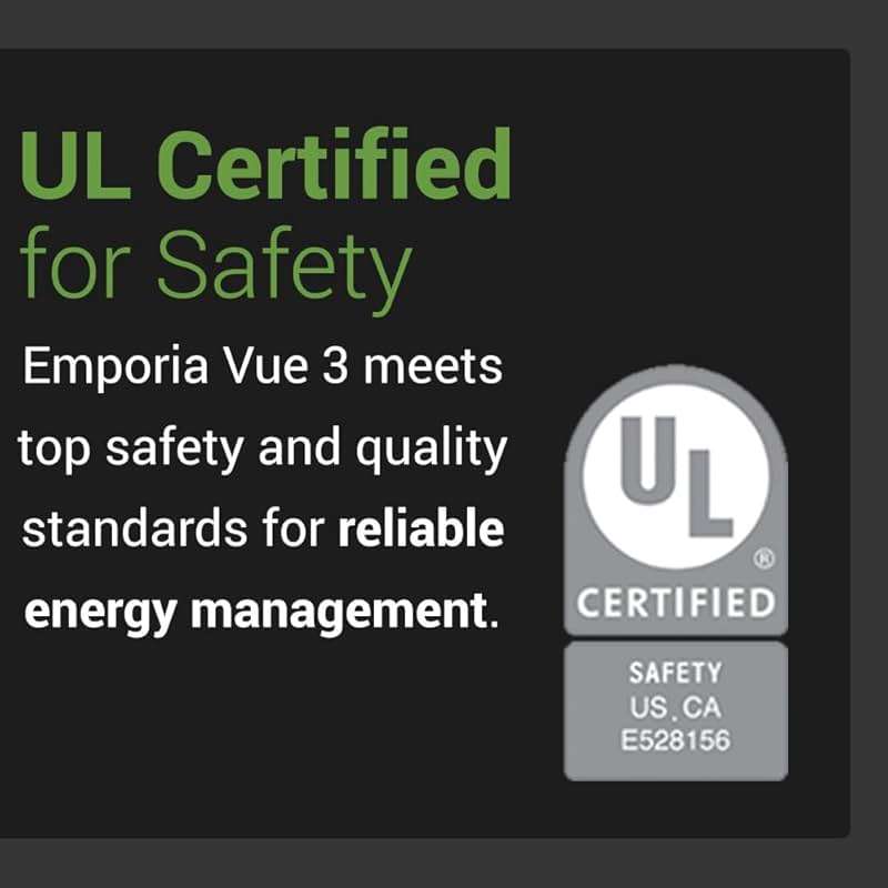 Emporia Vue 3 Home Energy Monitor - Smart Home Automation Module and Real Time Electricity Usage Monitor, Power Consumption Meter, Solar and Net Metering for UL Certified Safe Energy Monitoring - Image 5