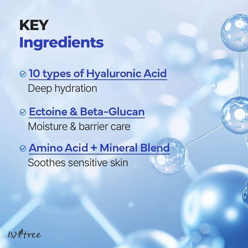 ISNTREE Hyaluronic Acid Daily Sun Gel SPF 30 | Korean Face Sunscreen with Hyaluronic Acid | Lightweight, Moisturizing Daily Sunscreen, No White Cast, 1.69 fl oz - Image 5