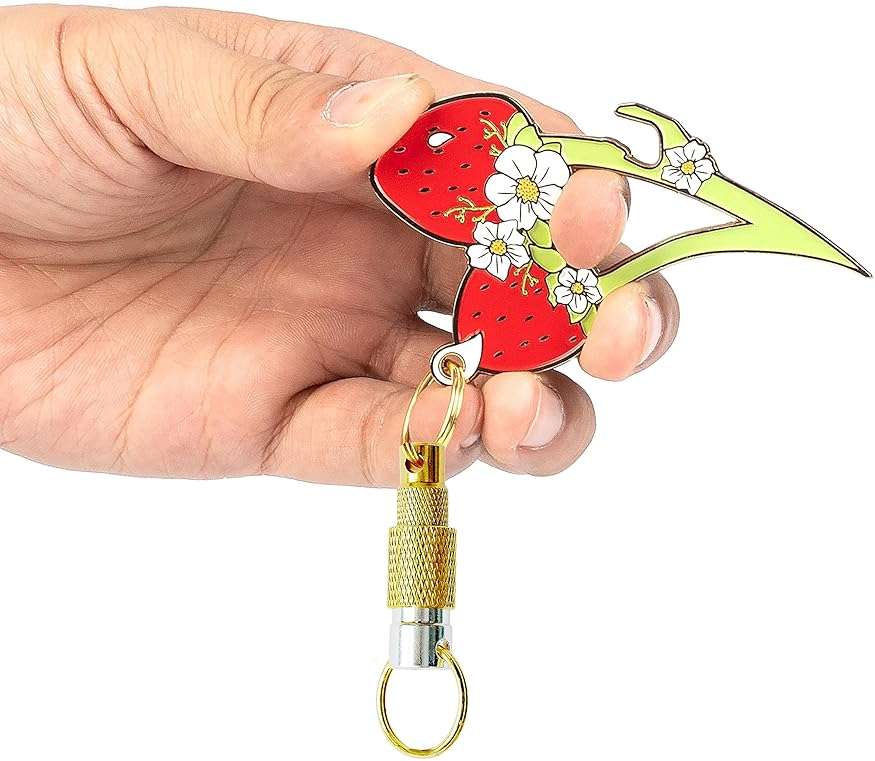 MALTERZER Keychain Safety for Women Self Defense Strawberry Key Chain Accessories Set - Image 2