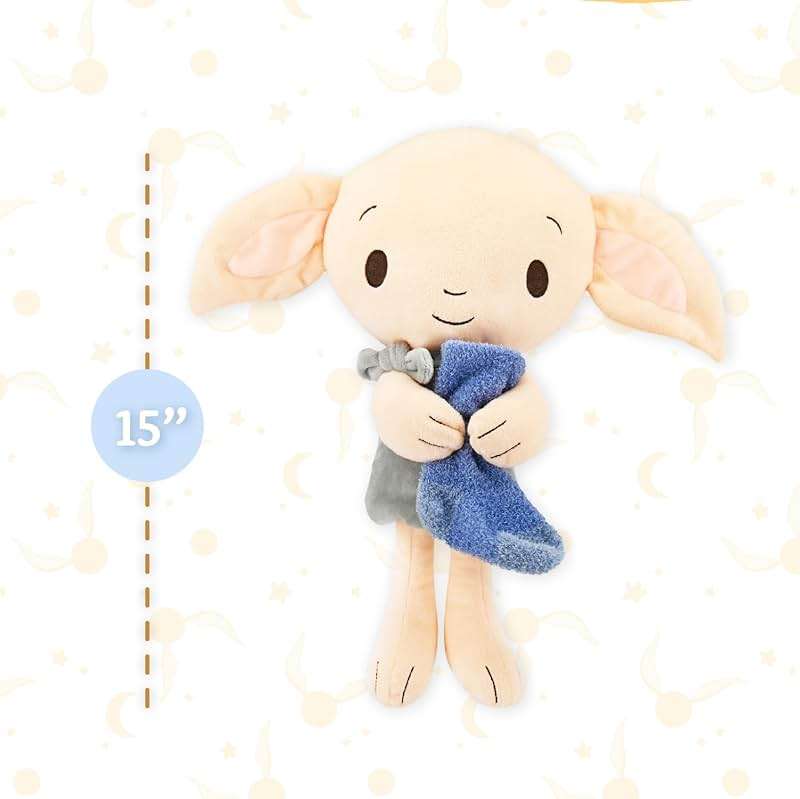 Kids Preferred Harry Potter Dobby Plush Stuffed Animal The Lovable House Elf Holding His Iconic Sock for Babies, Toddlers, and Kids 15 inches - Image 2