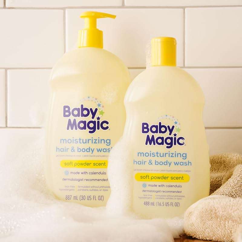 Baby Magic Moisturizing Hair & Body Wash, 16.5 Fl Oz | Moisturizing, Made with Calendula, Tear Free - Image 6