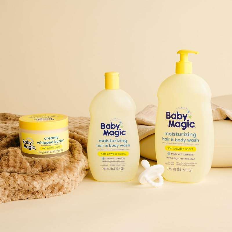 Baby Magic Moisturizing Hair & Body Wash, 16.5 Fl Oz | Moisturizing, Made with Calendula, Tear Free - Image 7