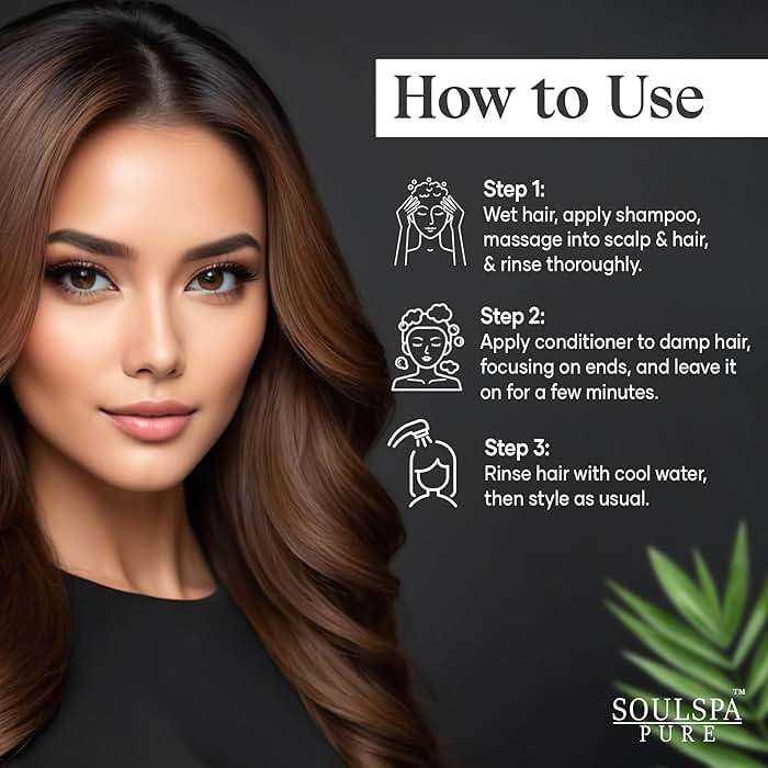 Biotin Shampoo and Conditioner Set with Keratin - Sulfate-Free Advanced Anti-Thinning, Hair Growth Shampoo and Conditioner Combo Repair Formula - with DHT Blockers, for Men & Women - 16 fl oz each - Image 4