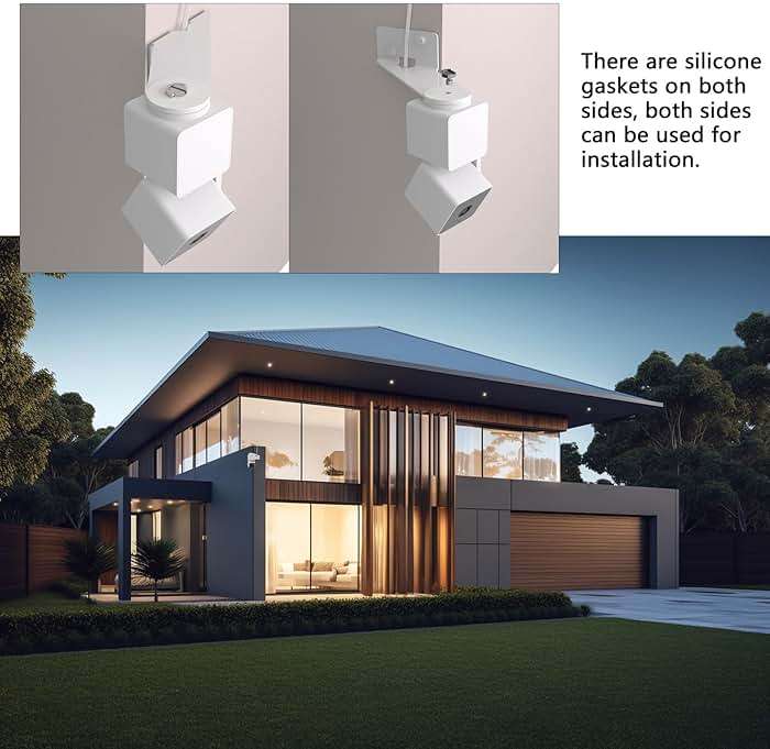 Outside Corner Mount for Wyze Camera Pan V3 V4, Aluminum Alloy Material, Coverage for Monitoring Both Sides of Your House Reducing Blind Spots - Image 5