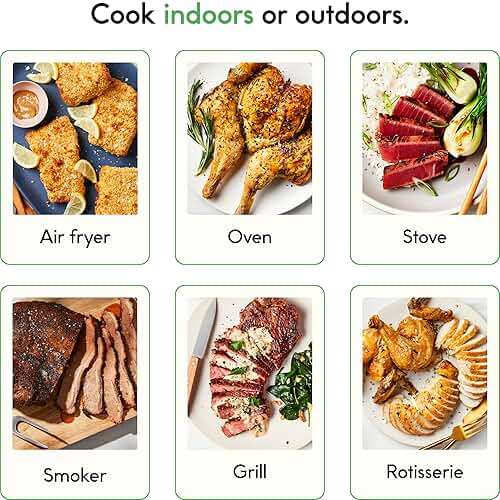 CHEF iQ Sense Smart Wireless Meat Thermometer with 3 Ultra-Thin Probes, Unlimited Range Bluetooth Meat Thermometer, Digital Food Thermometer for Remote Monitoring of BBQ Grill, Oven - Image 5