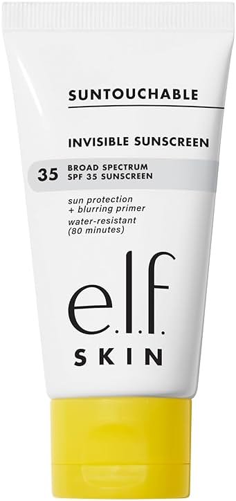 e.l.f. SKIN Suntouchable Invisible SPF 35 Sunscreen, Lightweight Gel for Under Makeup, Daily Face Sunscreen for Women, Vegan & Cruelty-Free - Product Image