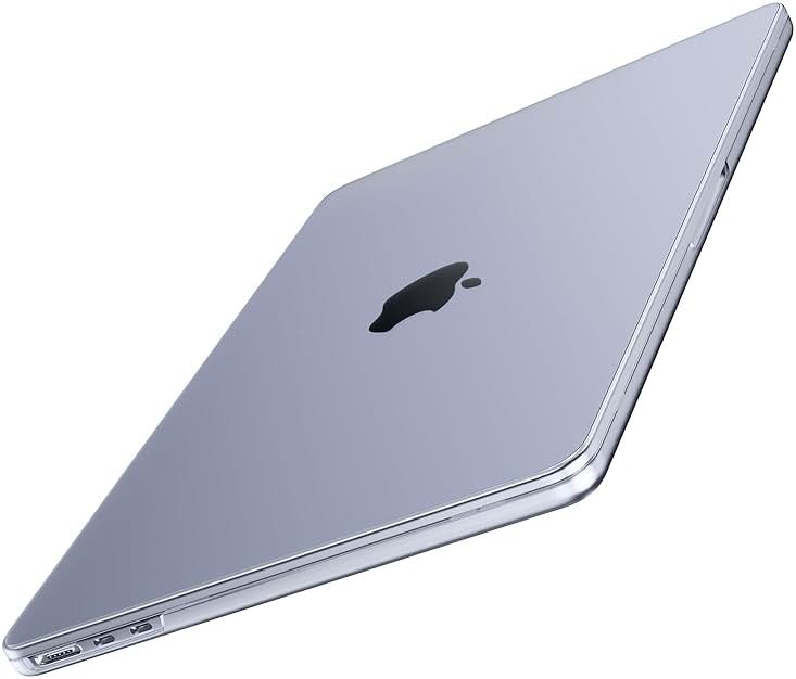 Soonjet Invisible Armor for MacBook Air 15 inch Case M5 M4 M3 M2 2026-2023 | 100% Color Match, Clear Matte, Protective Hard Shell Laptop Cover, Ultra Thin, Anti Fingerprint & Scratch, Closes Seamlessly - Product Image
