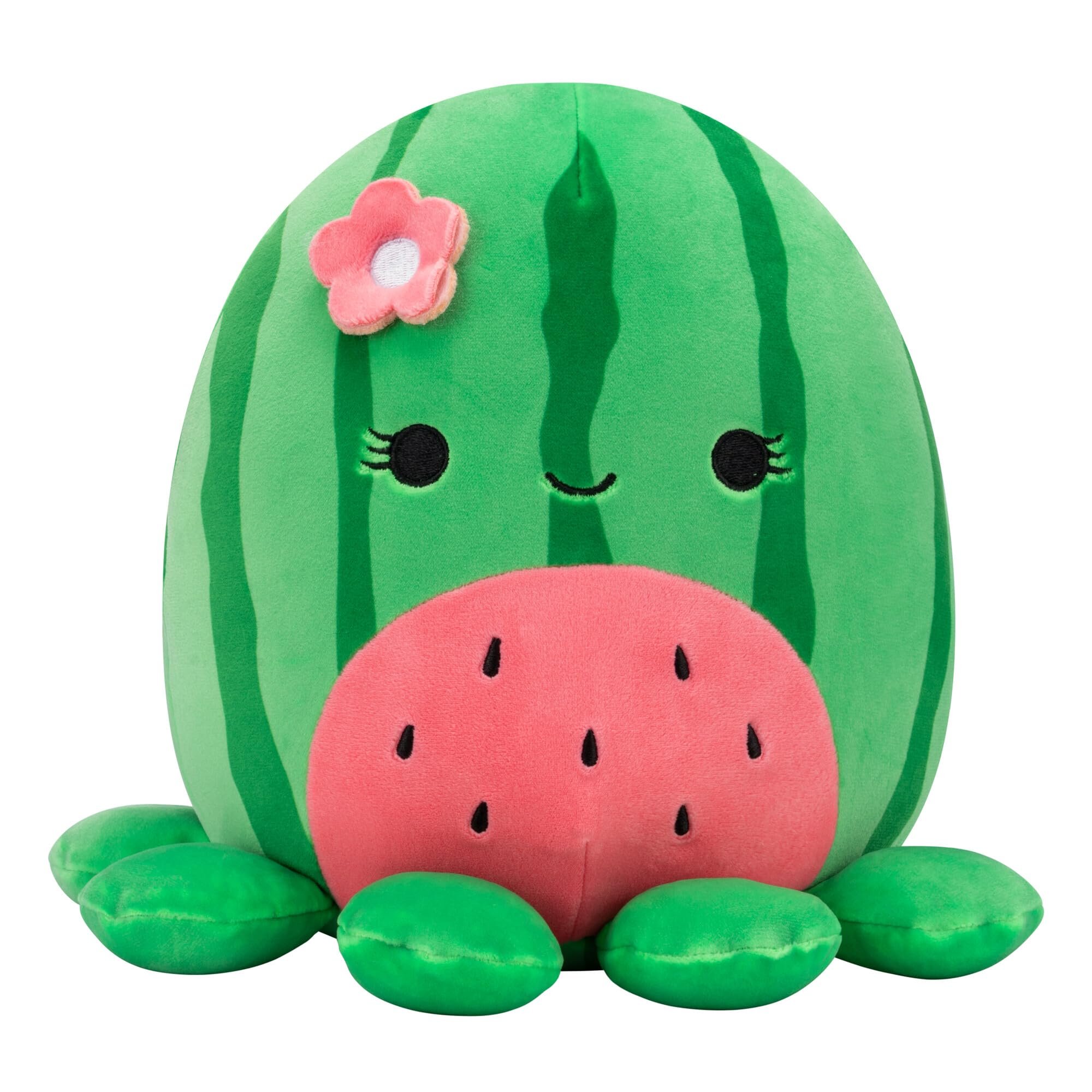 Squishmallows Original 8-Inch Marcella Watermelon Octopus - Official Jazwares Plush - Product Image