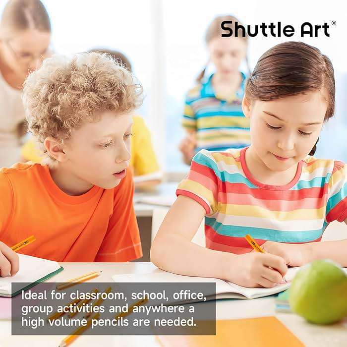 Shuttle Art 360 Pack #2 HB Golf Pencils, Wood-cased 3.5” Mini Pencils Bulk, Pre-sharpened Small Pencil for Kids Teachers Writing Marking Sketching, Classroom Essentials, Back to School Supplies - Image 7
