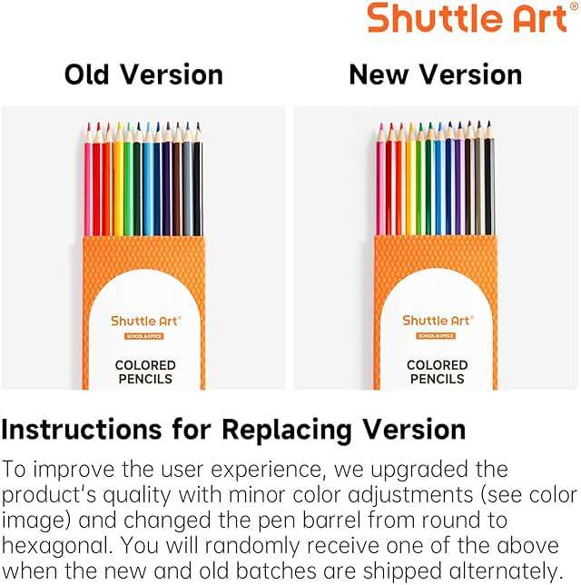 Shuttle Art 720 Colored Pencils Bulk, 12 Vibrant Colors, Pack of 60, Pre-sharpened Coloring Pencils, Wood Colored Pencil for Kids Teachers, Classroom Essentials, Back to School Supplies - Image 9