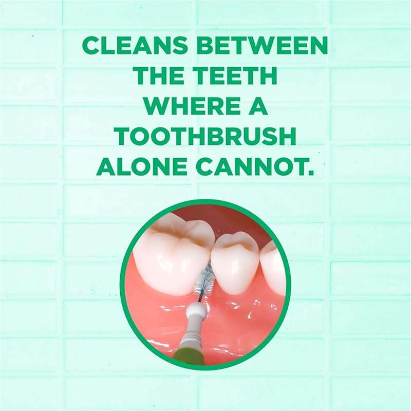 GUM Proxabrush Go-Betweens - Tight - Interdental Brushes - Soft Bristled Dental Picks for Plaque Removal Health - Safe for Braces & Dental Devices, 10 Count (Pack of 4) - Image 6