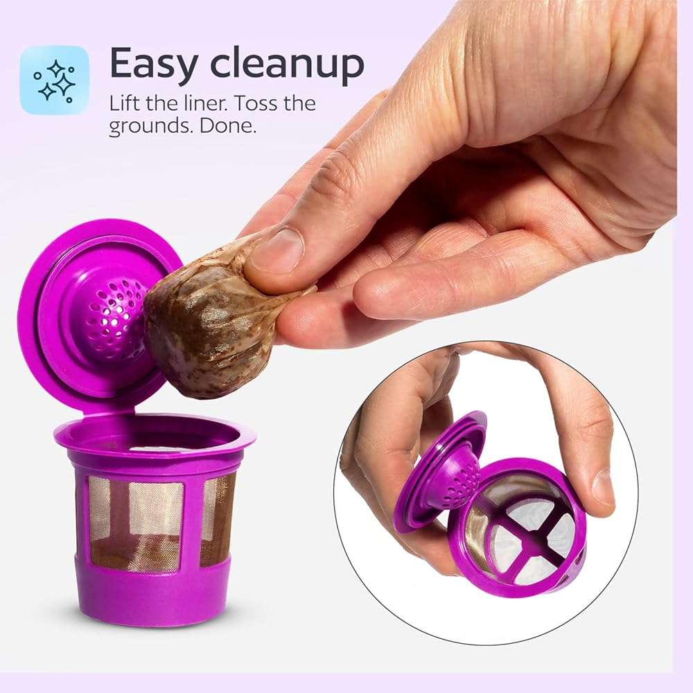 100 Disposable K Cup Filters for Keurig Reusable K Cups, Coffee Paper Liners for Refillable Pods, Smoother Coffee, Less Sediment, Easy Clean Up - Image 4