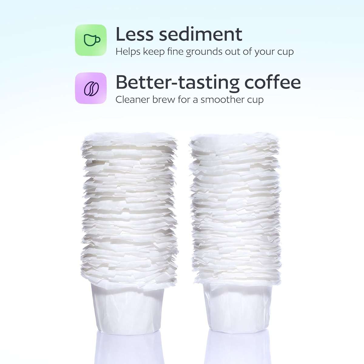 100 Disposable K Cup Filters for Keurig Reusable K Cups, Coffee Paper Liners for Refillable Pods, Smoother Coffee, Less Sediment, Easy Clean Up - Image 6