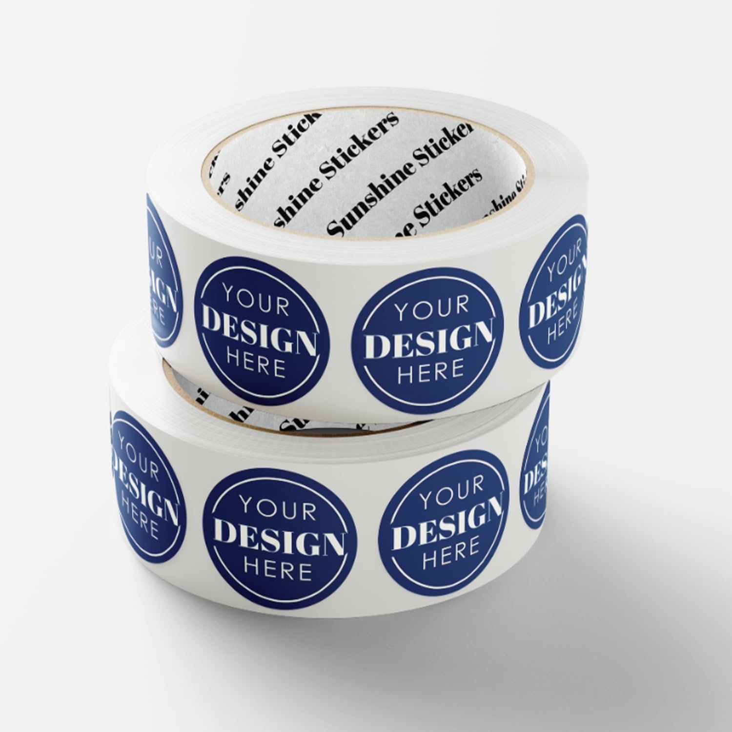 Customize Your own Stickers/Labels with Any Design and Logo-Personalize Your Business stickers-50+ roll Variety of Shapes, Sizes, Backgrounds, and Text Options - Product Image