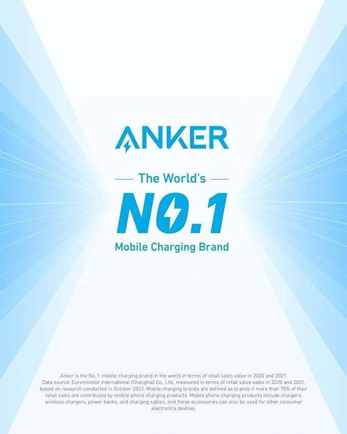 Anker iPhone Charger, 2-Pack 20W Fast USB C Charger Block, Type C Charger Fast Charging for iPhone 17/17 Pro Max/16 Series/iPad Pro and More (Black, 2 Pack & 2 Cable) - Image 2