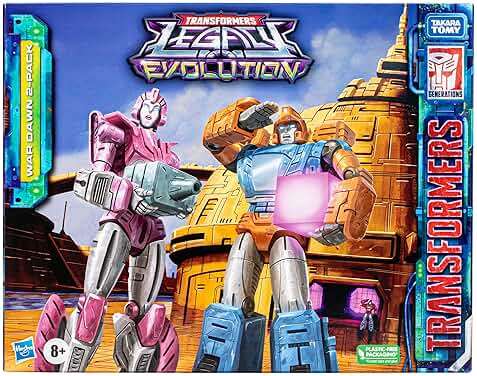 Transformers Toys Legacy Evolution War Dawn 2-Pack Deluxe Cybertronian Erial and Dion Toys, Action Figures for Boys and Girls Ages 8 and Up (SDCC 2023 Exclusive) - Image 3
