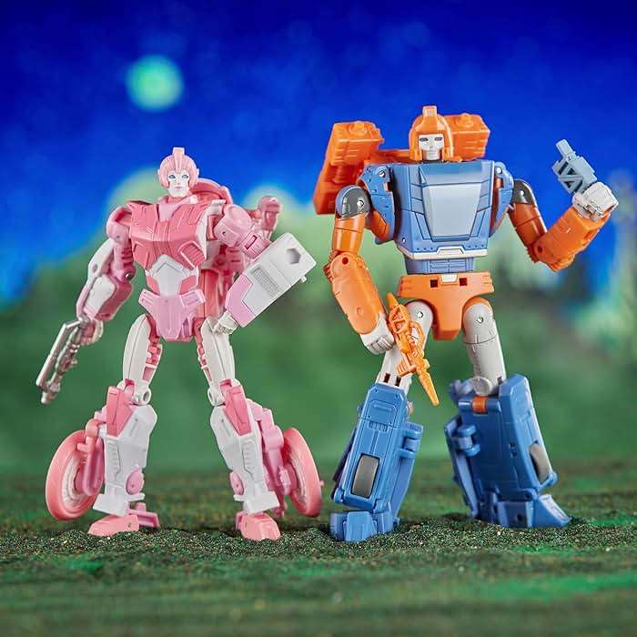 Transformers Toys Legacy Evolution War Dawn 2-Pack Deluxe Cybertronian Erial and Dion Toys, Action Figures for Boys and Girls Ages 8 and Up (SDCC 2023 Exclusive) - Image 7