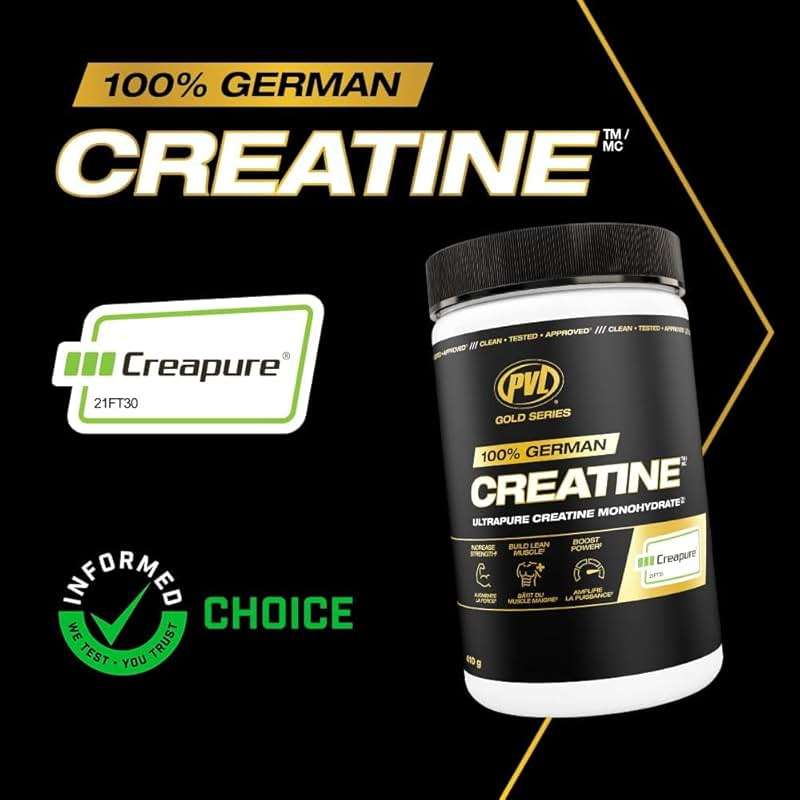 PVL Creapure Creatine – 100% Pure German Creatine Monohydrate Powder-Pharmaceutical Grade Muscle Building Supplement for Strength Training, Pre Workout & Post Workout Protein Support–410g 82 Servings - Image 3