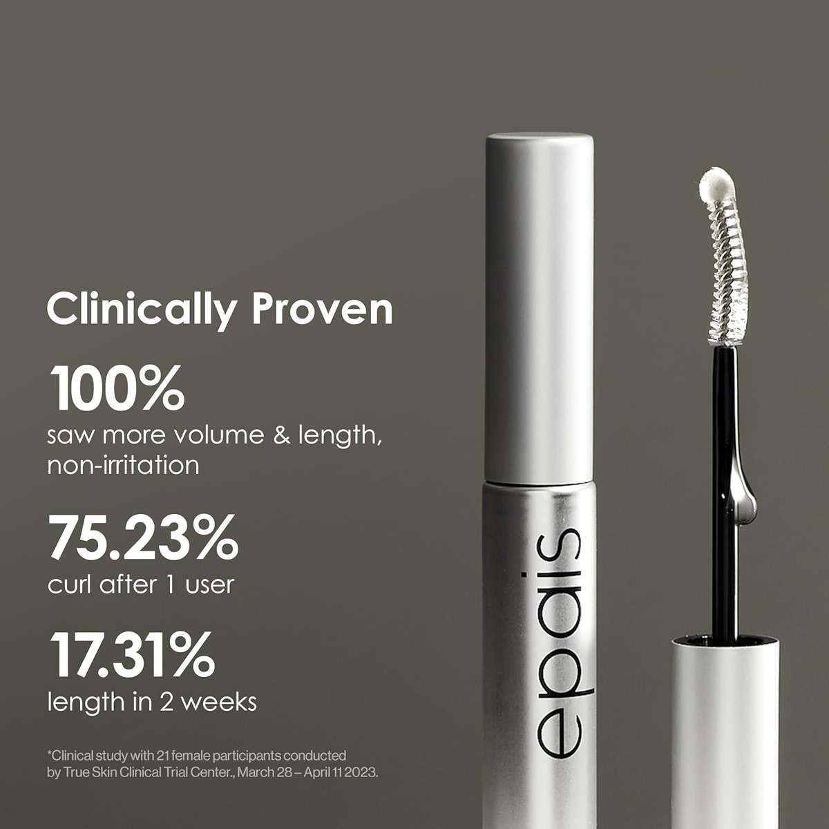 EPAIS Eyelash Growth Serum & Lash Conditioner, 7 Peptide & Biotin Formula for Longer & Fuller Looking Lashes and Brows, Prostaglandin-Free, Jumbo 15ml (3+ Month Supply), Korean Lash Serum - Image 3