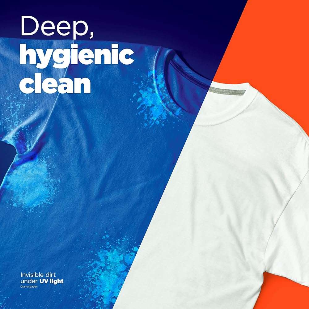 Tide Hygienic Clean Heavy 10x Duty Power PODS Laundry Detergent Pacs, Original, 25 count, For Visible and Invisible Dirt (Pack of 2) - Image 2