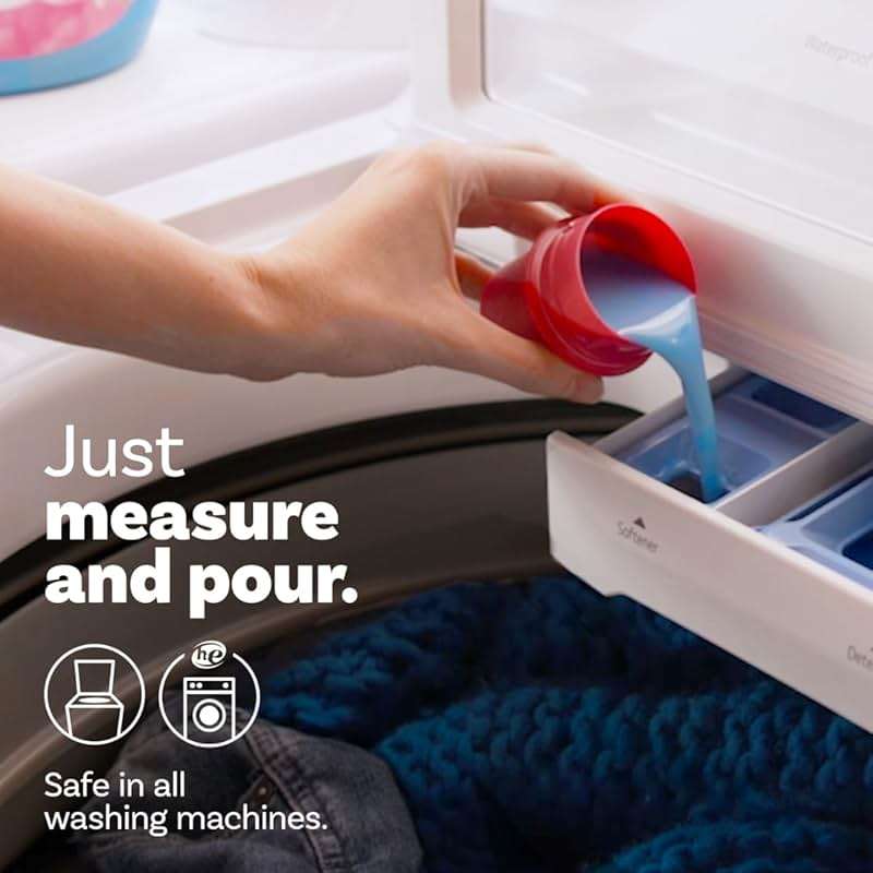 Downy Soft, 2 in 1 Soft and Fresh Liquid Fabric Softener, April Fresh, 140 fl oz, 190 Loads, Fabric Conditioner Liquid provides softness and freshness for fabrics - Image 7