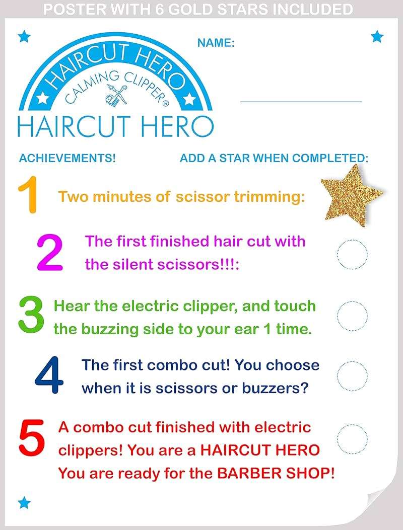 Haircut Hero Sensory Development Program with The Quiet Clipper, Step by Step to Peace at The Barber Shop - Image 2