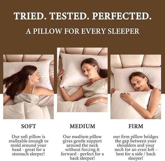 BHZ Goose Down Feather Pillows Queen Size - Hotel Collection Bed Pillows for Sleeping Soft Pillow for Side and Back Sleepers with 100% Cotton Fabric - Image 7