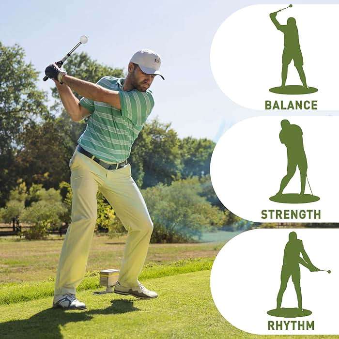 Retractable Golf Swing Training Aid, Golf Grip Trainer & Golf Swing Trainer for Warm-up, Right-Handed Golf Club for Indoor Practice, Golf Accessories - Strength & Tempo Training for Chipping Hitting - Image 6
