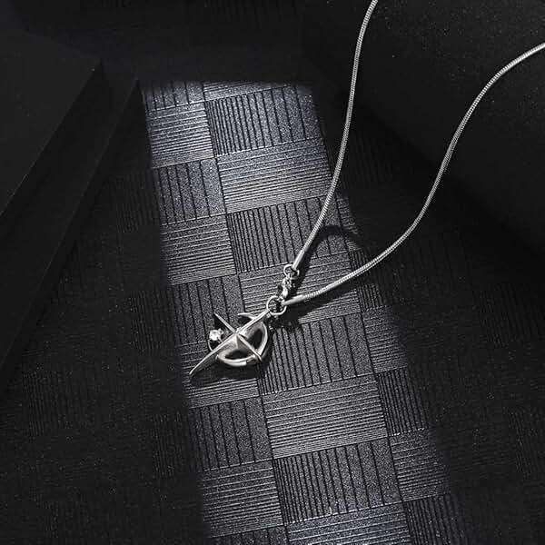 gateonse Y2k Moon Star Pendant Necklace for Men Women Stainless Steel Cool Necklaces Punk Star Necklaces Jewelry - Image 5