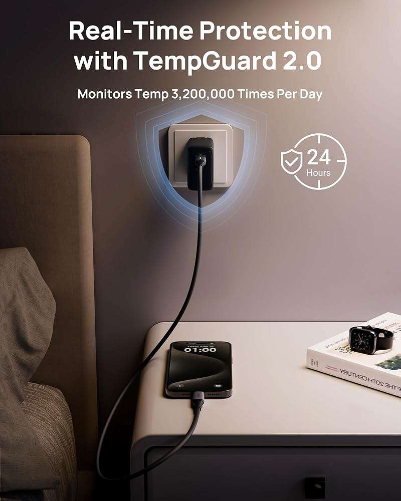 INIU 2 USB C Ports 65W GaN Charger - Compact Foldable PD PPS USB C Wall Charger for MacBook Pro/Air, Dell XPS 13, iPad Pro, Samsung Galaxy S23, Note 20/10+, iPhone 16/15/14, Steam Deck - Image 5