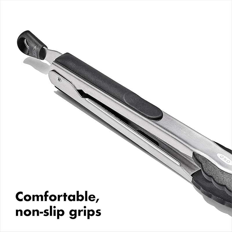 OXO Good Grips 2-Piece Tongs with Nylon Heads Set - Image 6