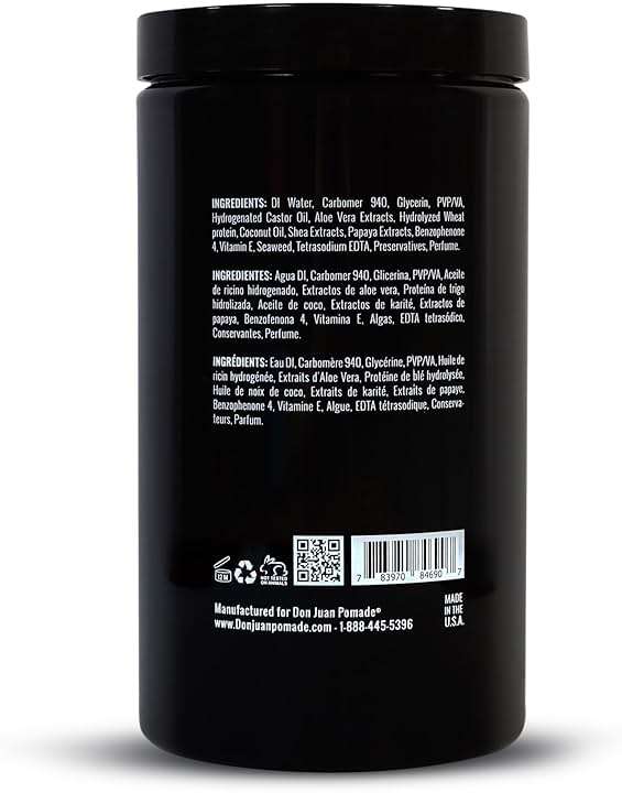 Don Juan Hair Styling Gel | Strong Hold | Non-flaking Formula | Summer Sea Breeze Scent, 32oz - Image 3