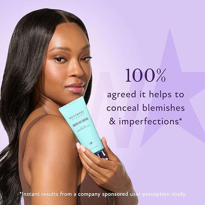 Westmore Beauty Supreme Creme All-Over Complexion Perfector – Long-Lasting CC Cream Foundation - Waterproof & Transfer-Resistant Skin Tint - 3.3 Oz (Light) - Image 4