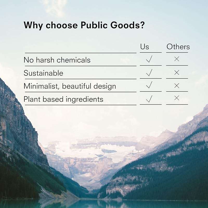 Public Goods Hand Soap | Cleansing Soap for Kitchen & Bathroom | Made with Natural Essential Oils | Paraben & Sulfate Free | Vegan Friendly | 34 Fl Oz Refill - Image 6