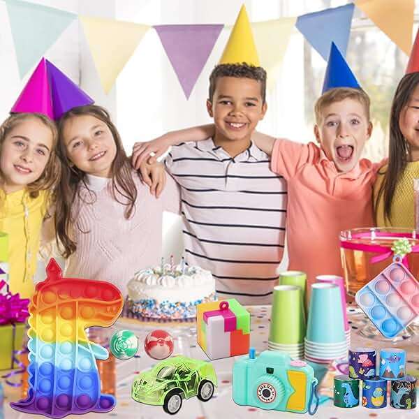 1000 Pcs Party Favors for Kids, Fidget Toys Bulk, Birthday Gift Toys, Fidgets Stocking Stuffers, Treasure Box Birthday Party, Goodie Bag Stuffers, Carnival Prizes, Pinata Filler Stuffers for Classroom - Image 2