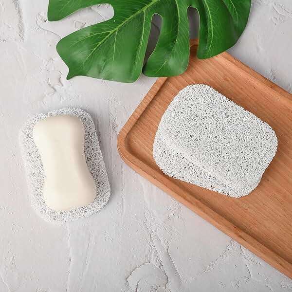 4PCS White Soap Holder PadBPA-Free Savers Pads for Soap Dish,Easy to Clean Soap Lifting Pads Suitable for Shower Kitchen Bathroom Bathroom Travel Hotel Cleaning Products - Image 2