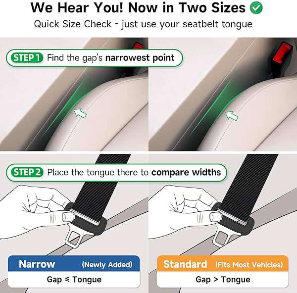 Givifive Car Seat Gap Filler Set of 2, Soft Foam Multifunctional Seat Side Gap Filler with Organizer & Hook Function, 3in1 Gap Stopper Universal Fit Car SUV Truck Fill The Gap Between Seat & Console - Image 2