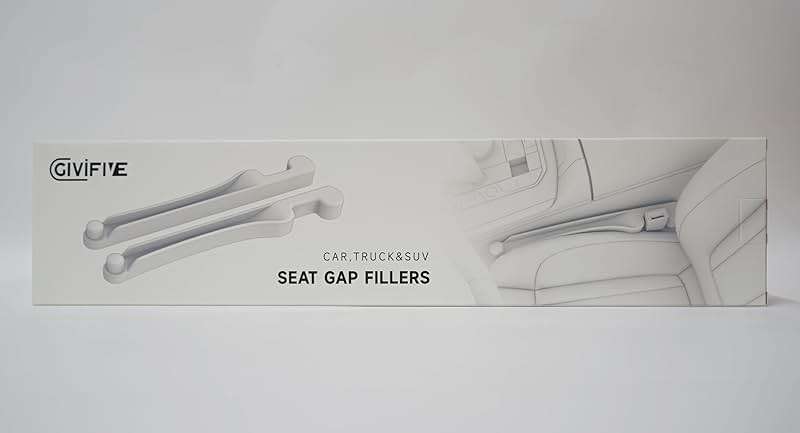 Givifive Car Seat Gap Filler Set of 2, Soft Foam Multifunctional Seat Side Gap Filler with Organizer & Hook Function, 3in1 Gap Stopper Universal Fit Car SUV Truck Fill The Gap Between Seat & Console - Image 10