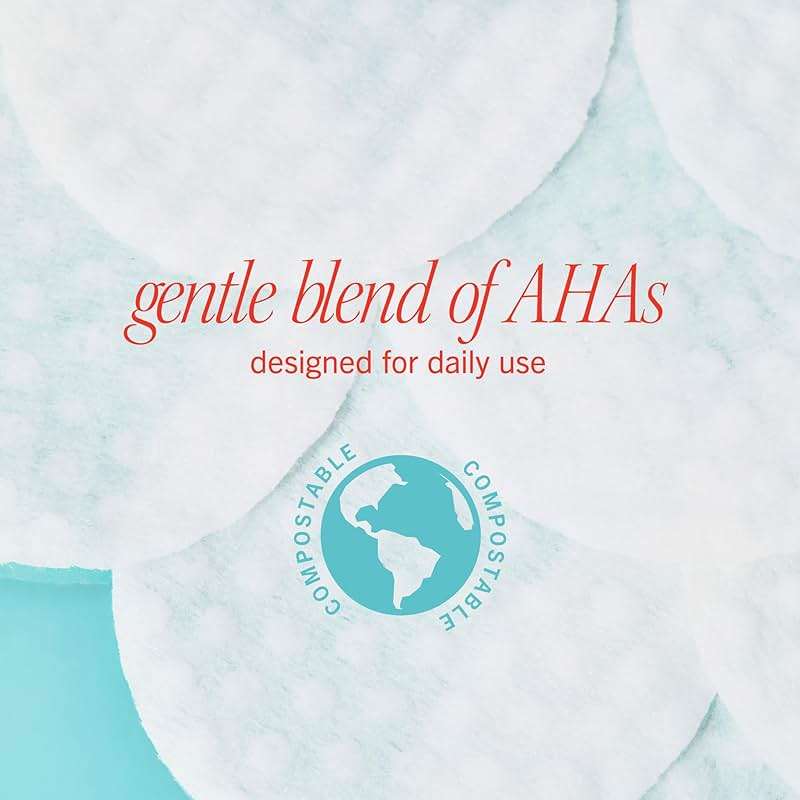 First Aid Beauty - Facial Radiance Pads with Glycolic & Lactic Acids, Daily Exfoliating Pads with AHA, Visibly Smaller Pores, Help Tone & Brighten Skin, One-Step Makeup Prep, Compostable, 28 - Image 6