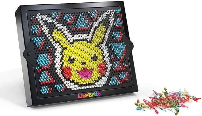 Lite Brite Super Bright HD, Pokemon Edition - Creative Retro Light-Up Screen – Educational Play for Children, Enhances Creativity, Gift for Boys and Girls Ages 6+ - Image 3