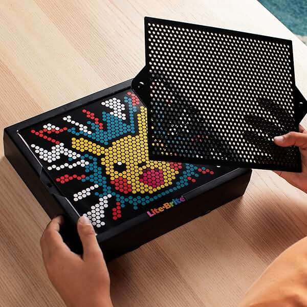 Lite Brite Super Bright HD, Pokemon Edition - Creative Retro Light-Up Screen – Educational Play for Children, Enhances Creativity, Gift for Boys and Girls Ages 6+ - Image 7