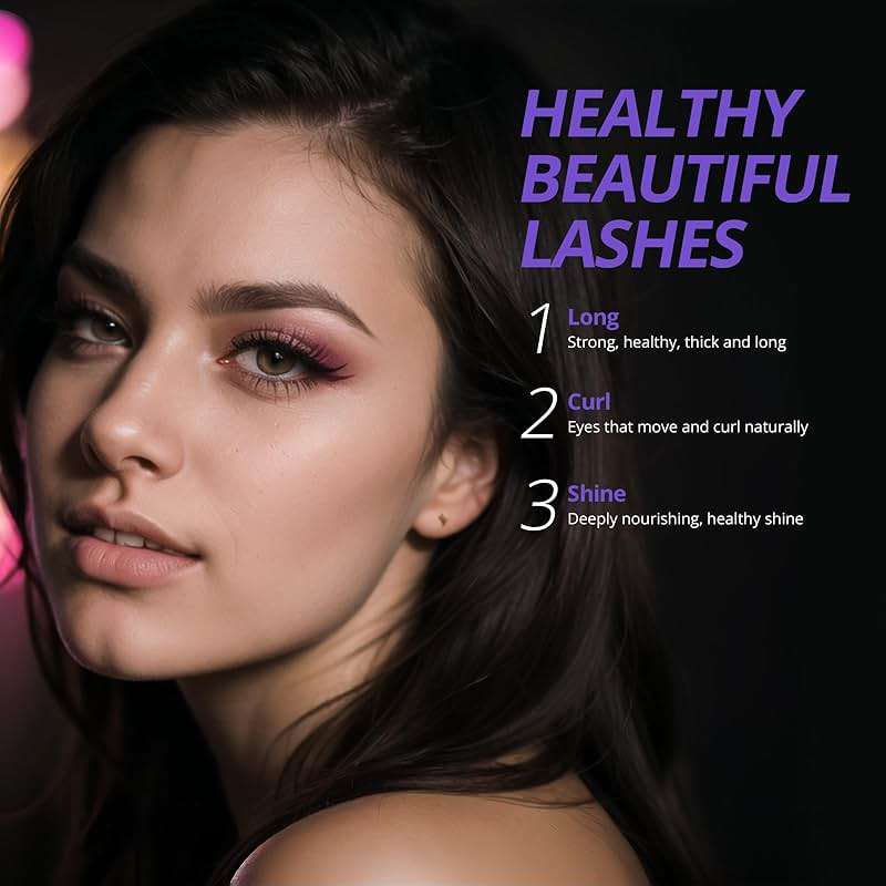 Lash Serum - 8ml Rapid Eyelash Growth Serum for Thickness, Stronger, Healthier Lashes & Brows - Vegan & Cruelty-Free - Image 2